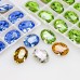   DZ 3002 18x13 mm Oval Crystal   Stone 